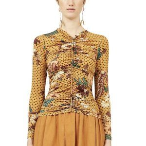 ULLA JOHNSON Eileen top, Amber - Small